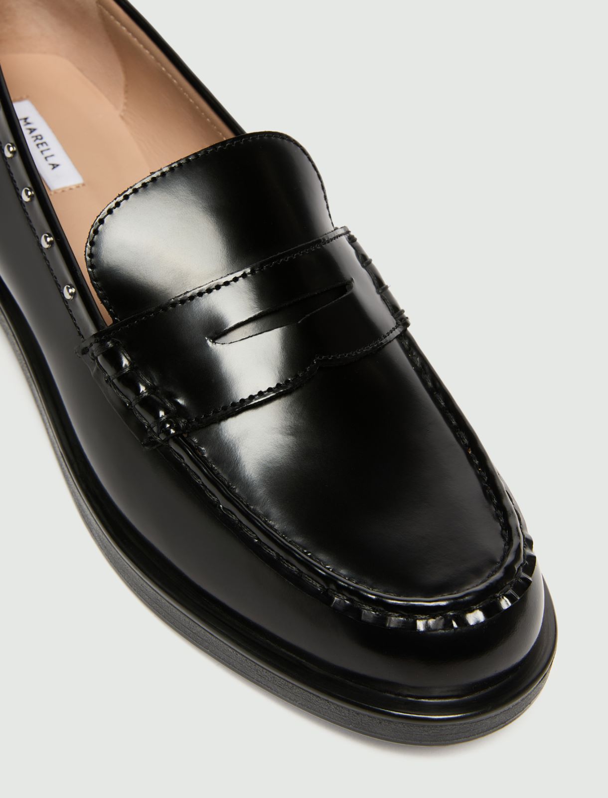 Mocassino in pelle spazzolata - NERO - Marella - 4