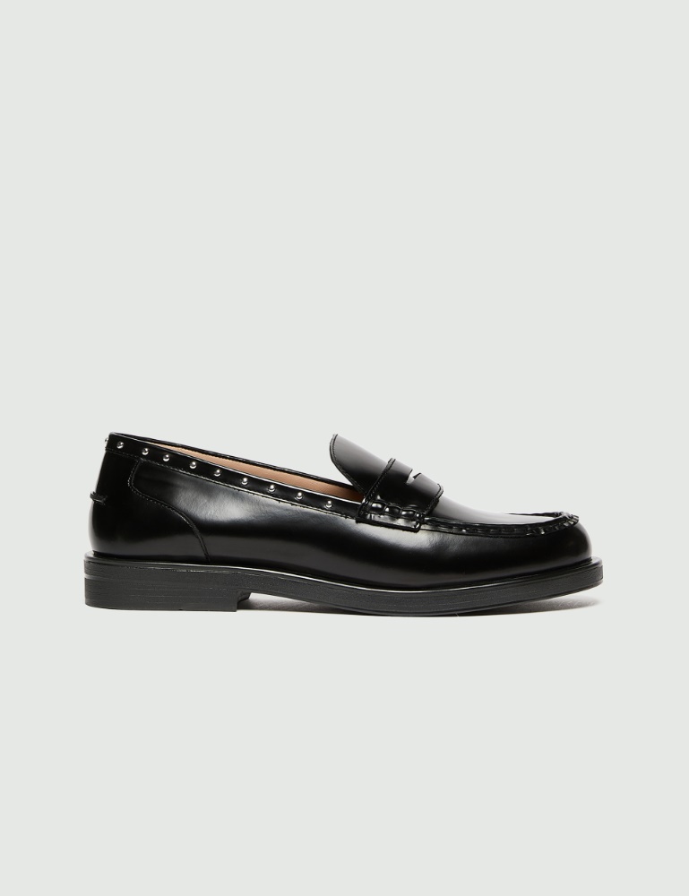 Brushed leather loafers - Marella
