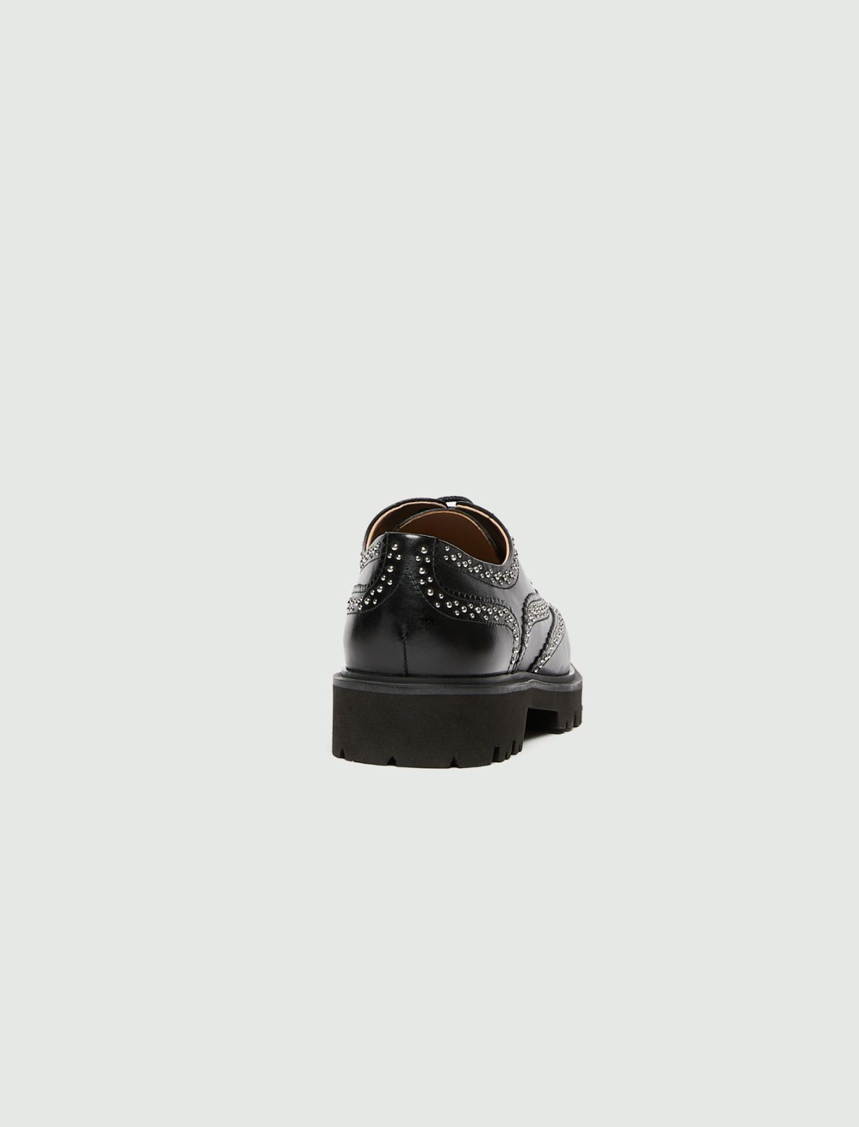 Polished Calfskin Oxfords - BLACK - Marella - 3