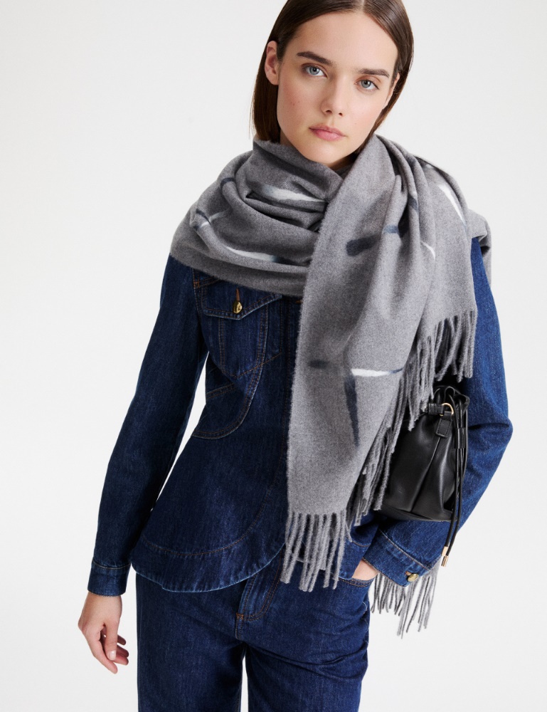 Viscose blend stole - Marella