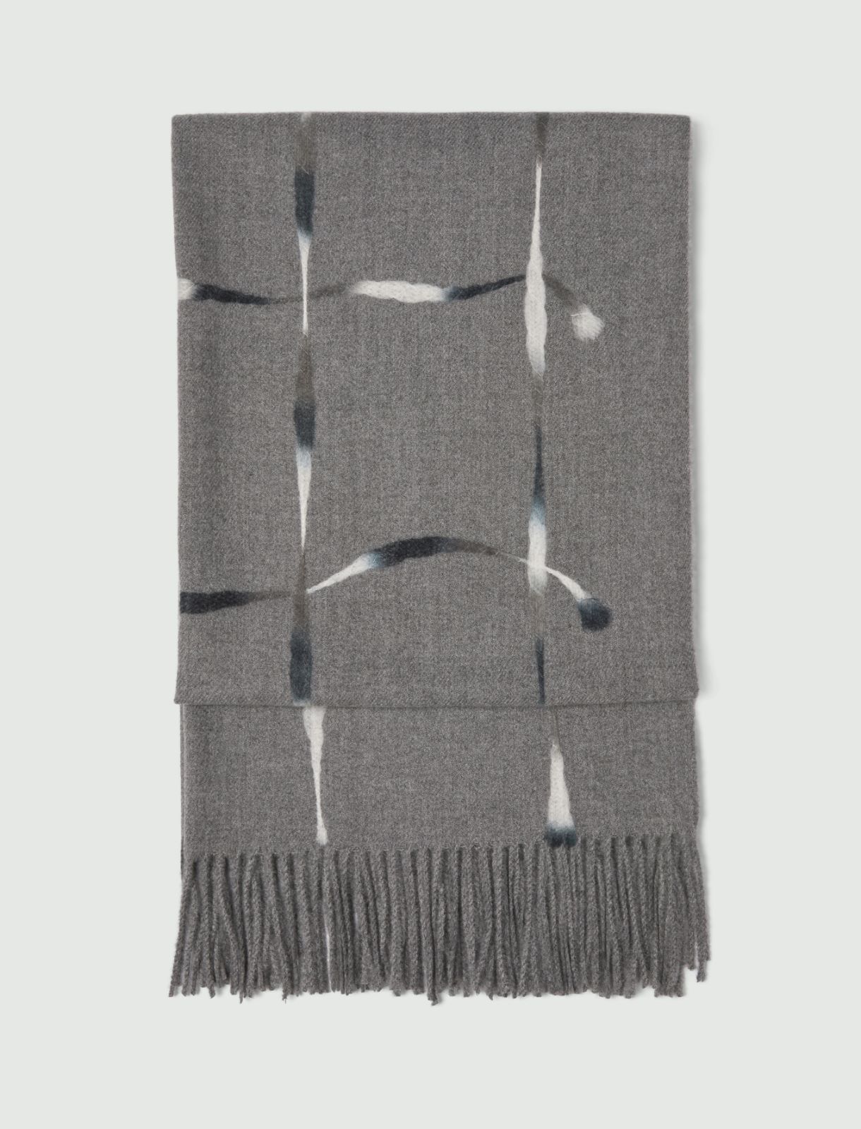 Viscose blend stole - GREY - Marella