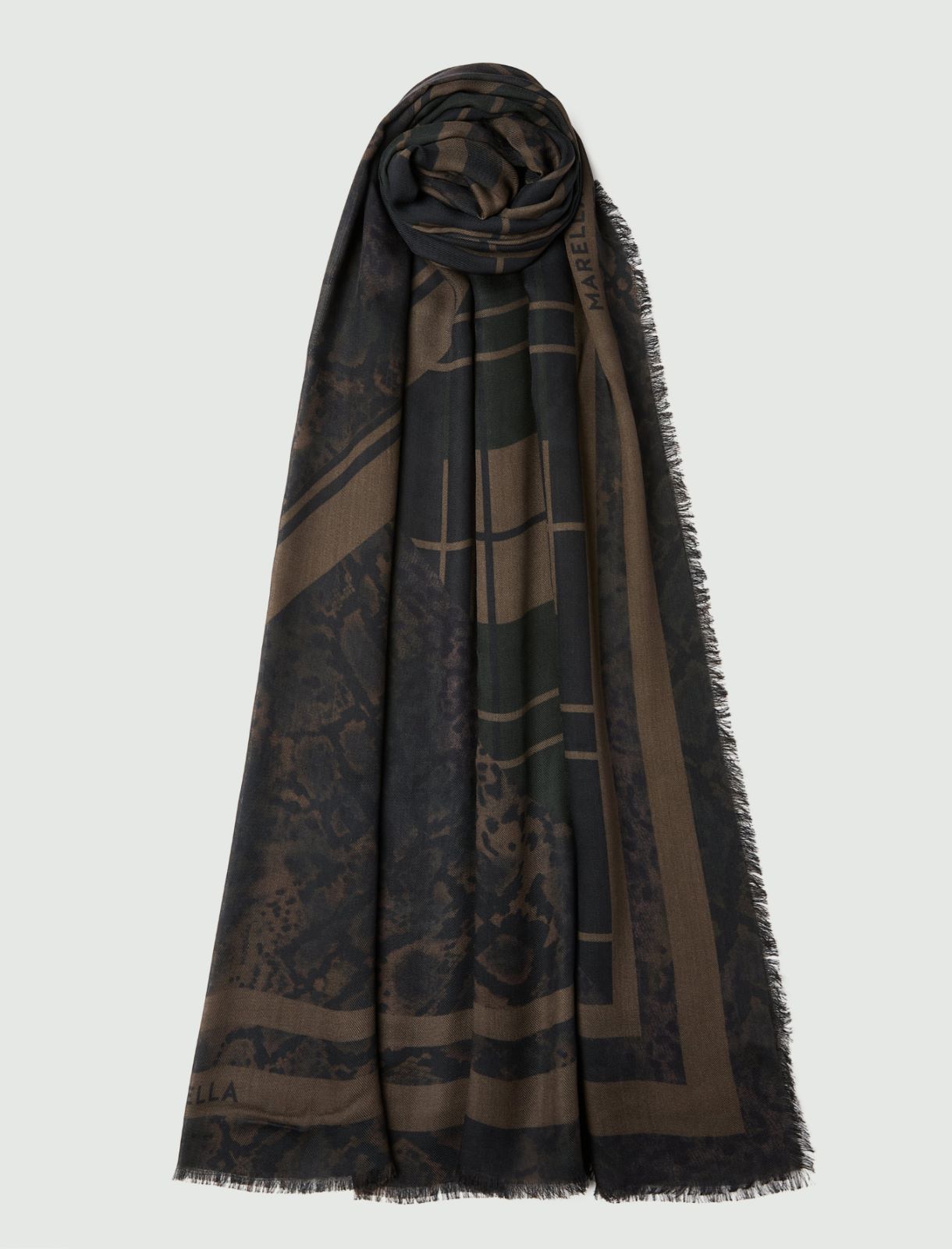 Scialle in twill - NATURALE - Marella