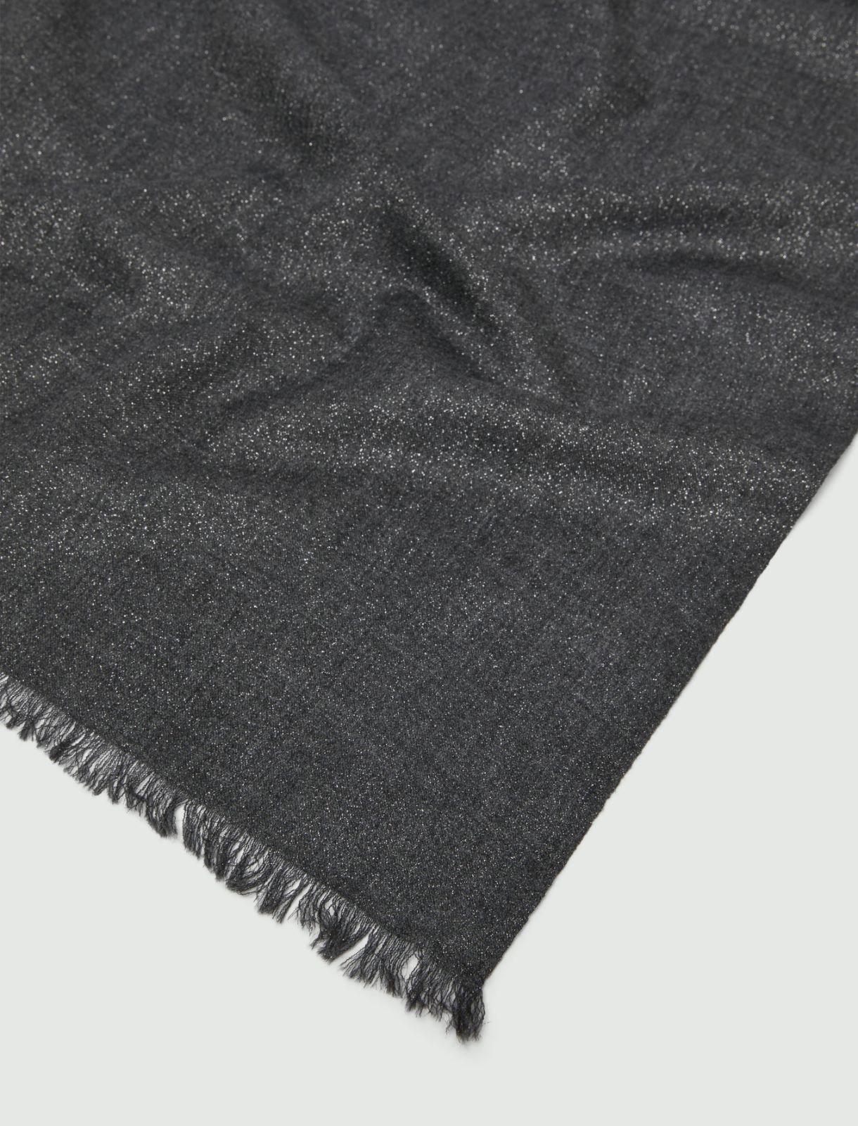 Wool and lurex stole - GREY - Marella - 2