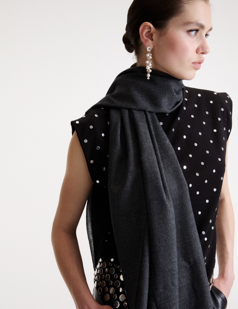 Wool and lurex stole - Marella