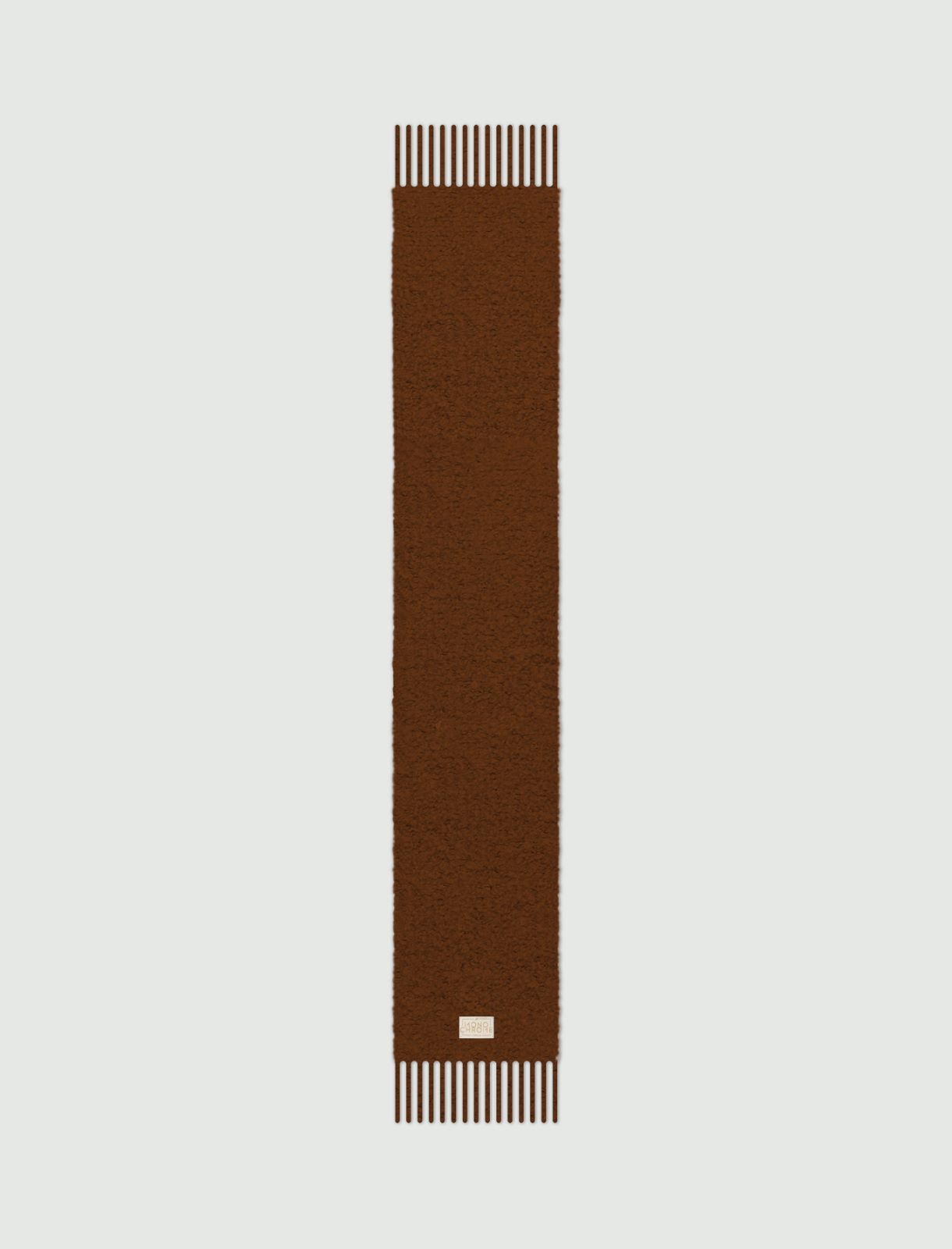 Alpaca-blend bouclé scarf - CARAMEL - Marella - 4