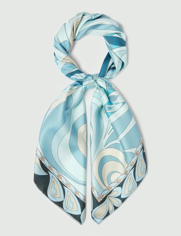 Foulard en satin de pure soie - Marella