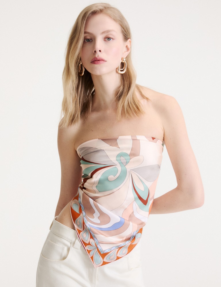 Foulard en satin de pure soie - Marella