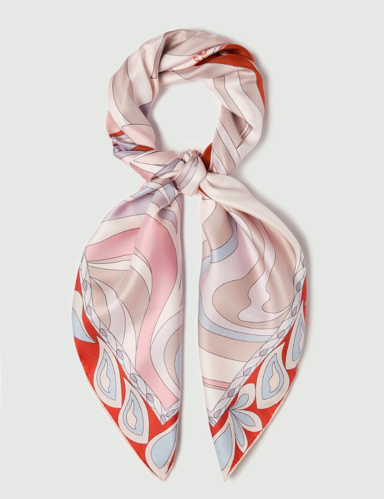 Foulard en satin de pure soie - Marella