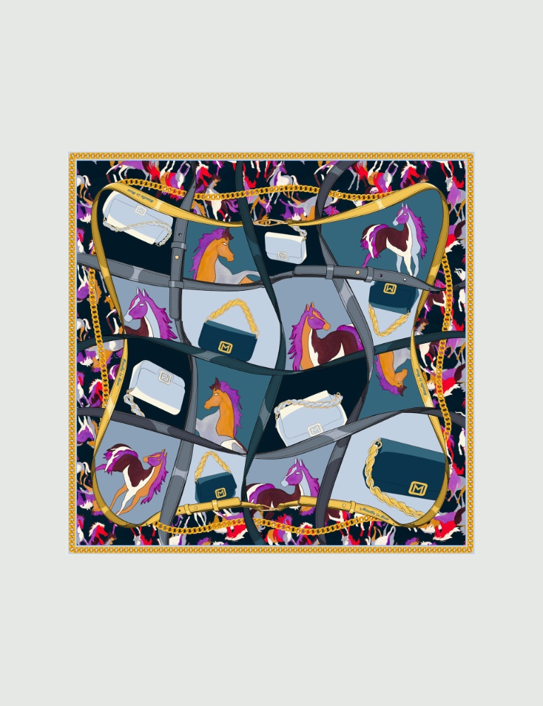 Seidenfoulard mit „Le Muse“-Print - Marella