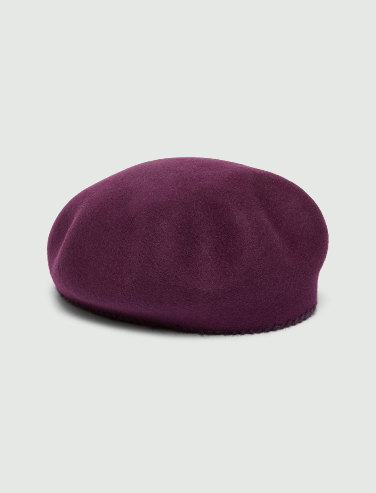 Wool beret - BLACKBERRY - Marella
