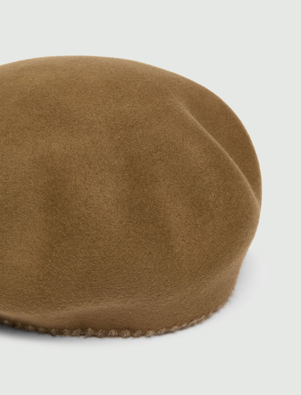 Wool beret - OIL GREEN - Marella - 2