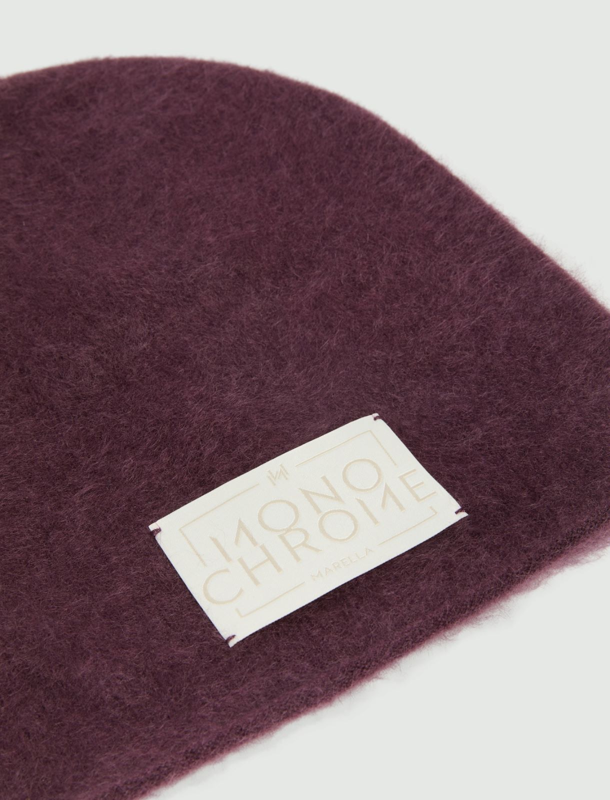 Cashmere-blend beanie - BLACKBERRY - Marella - 2