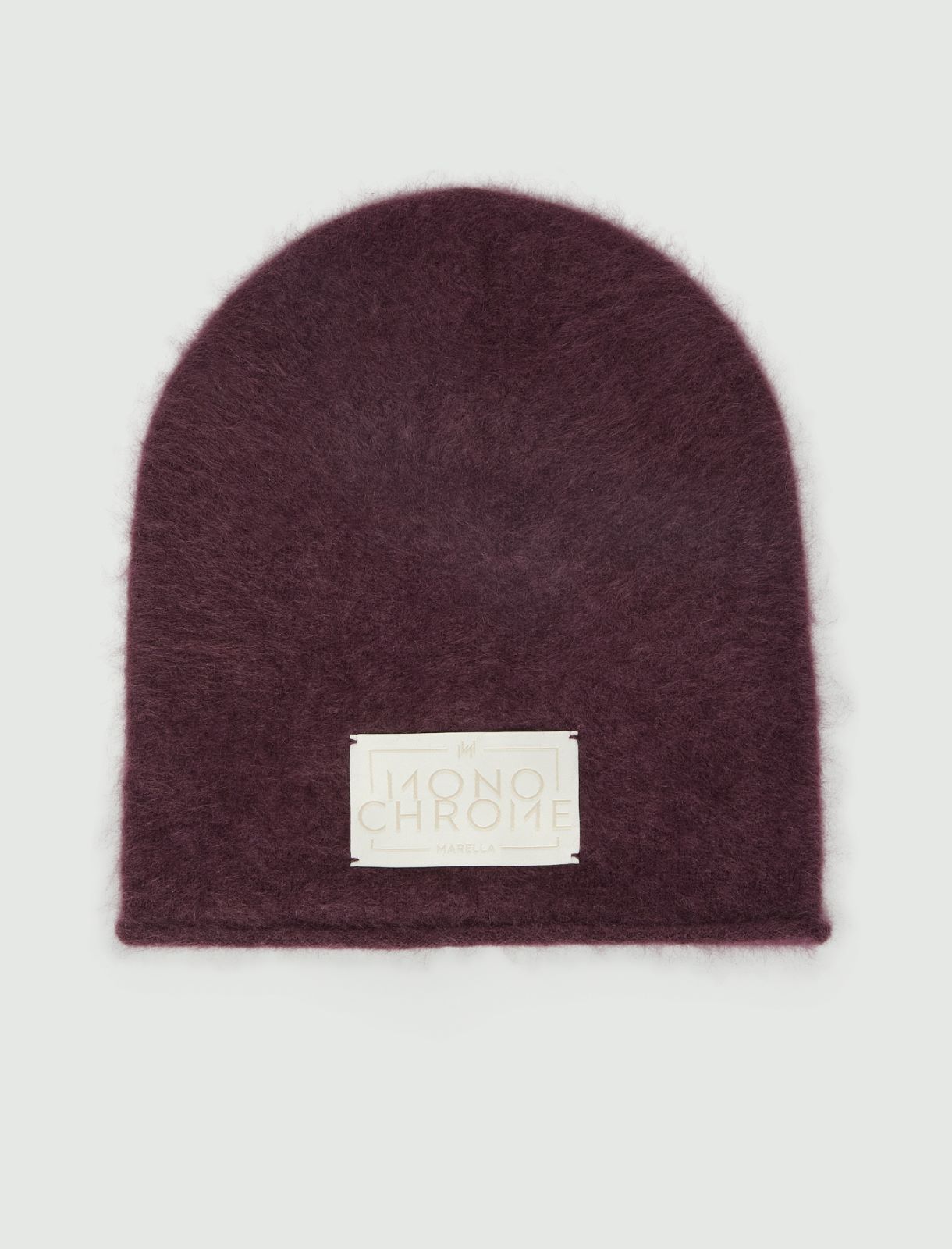 Cashmere-blend beanie - BLACKBERRY - Marella
