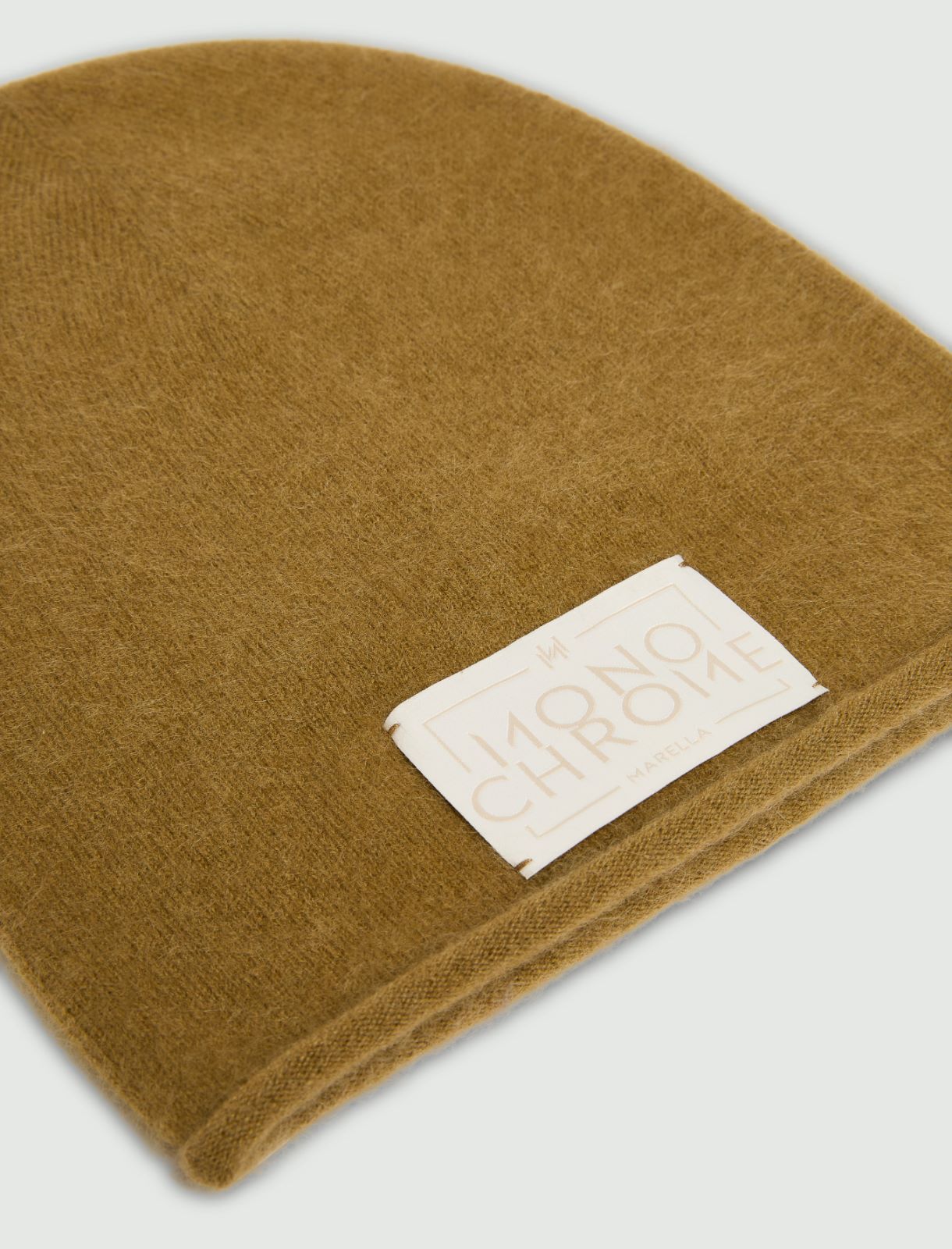 Cashmere-blend beanie - OIL GREEN - Marella - 2