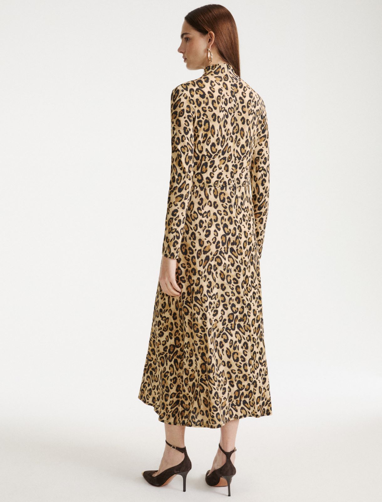 Fitted jersey dress - CAMEL - Marella - 3