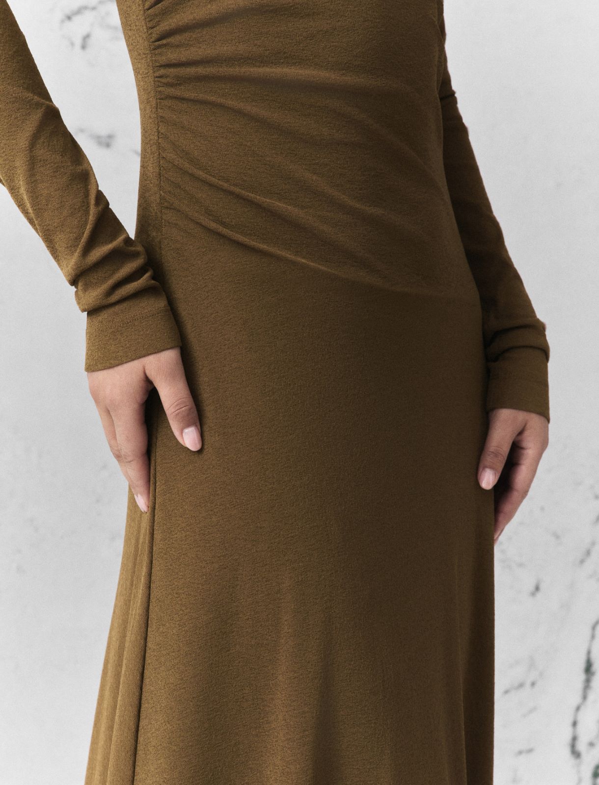Kleid aus Tülljersey - OELGRUEN - Marella - 5