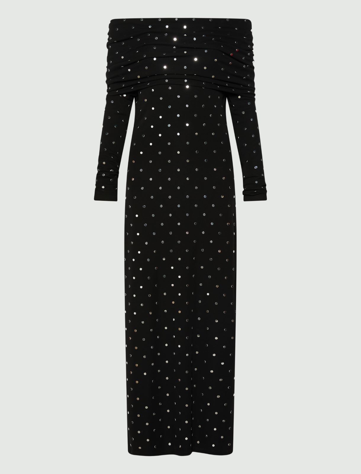 Robe ajustée à micro-clous - NOIR - Marella