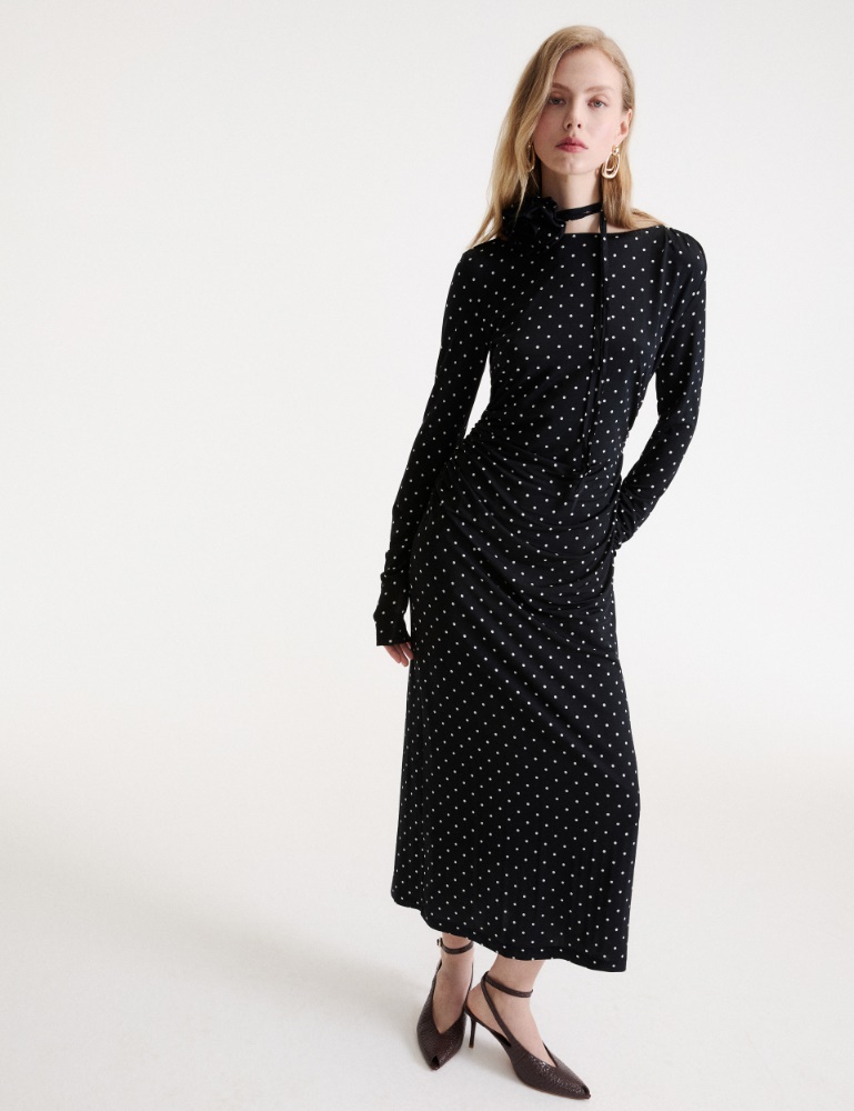 Long stretch-jersey dress - Marella