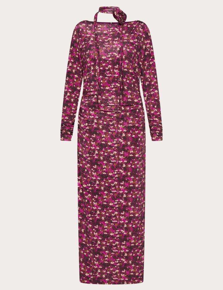 Long stretch-jersey dress - Marella
