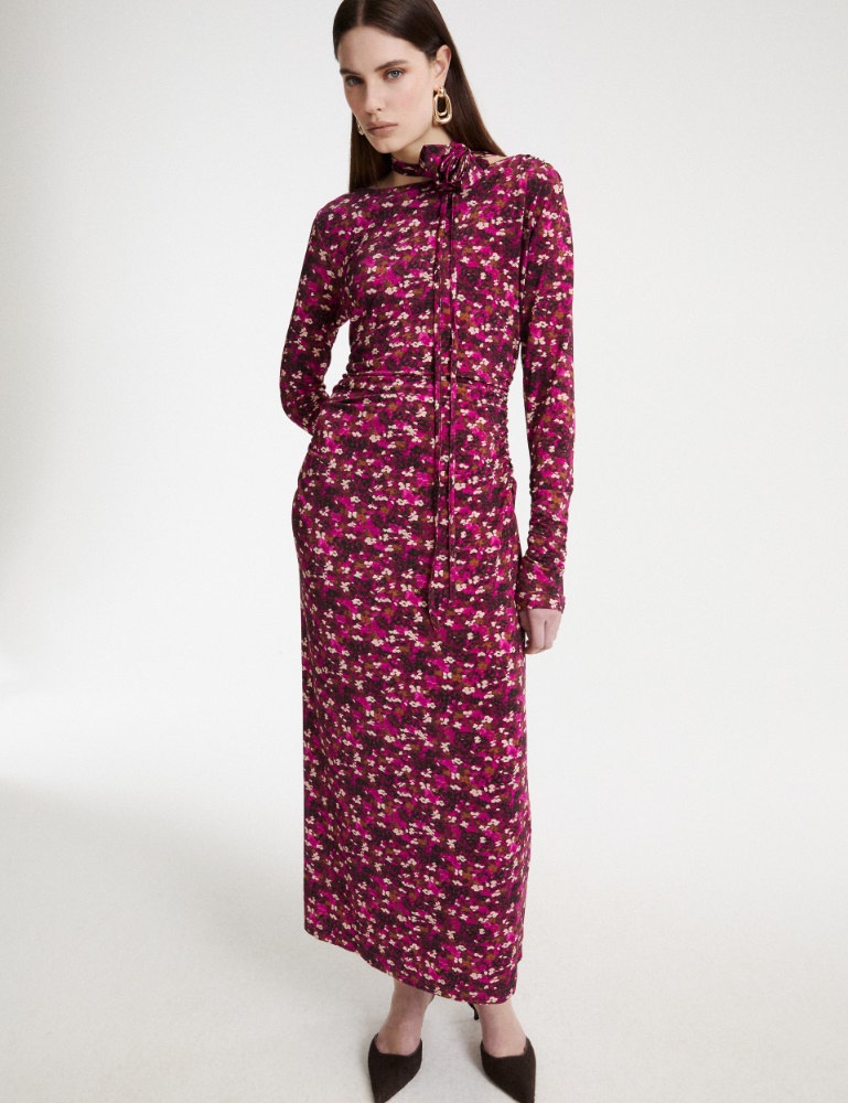 Long stretch-jersey dress - Marella