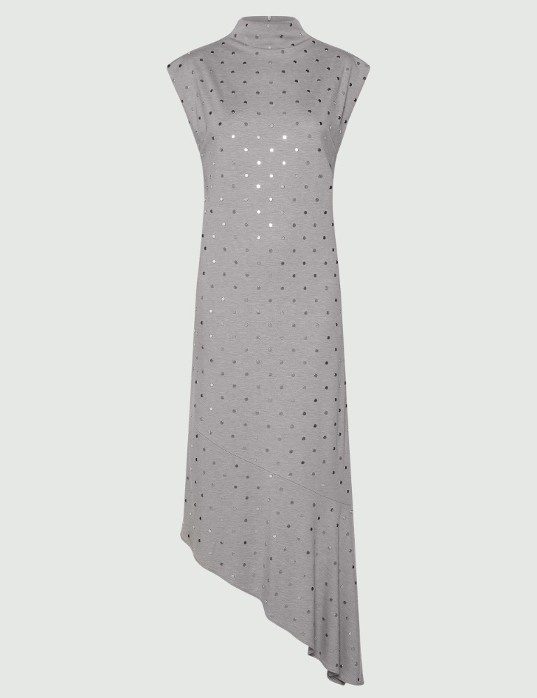 Vestido sin mangas con microtachuelas - Marella