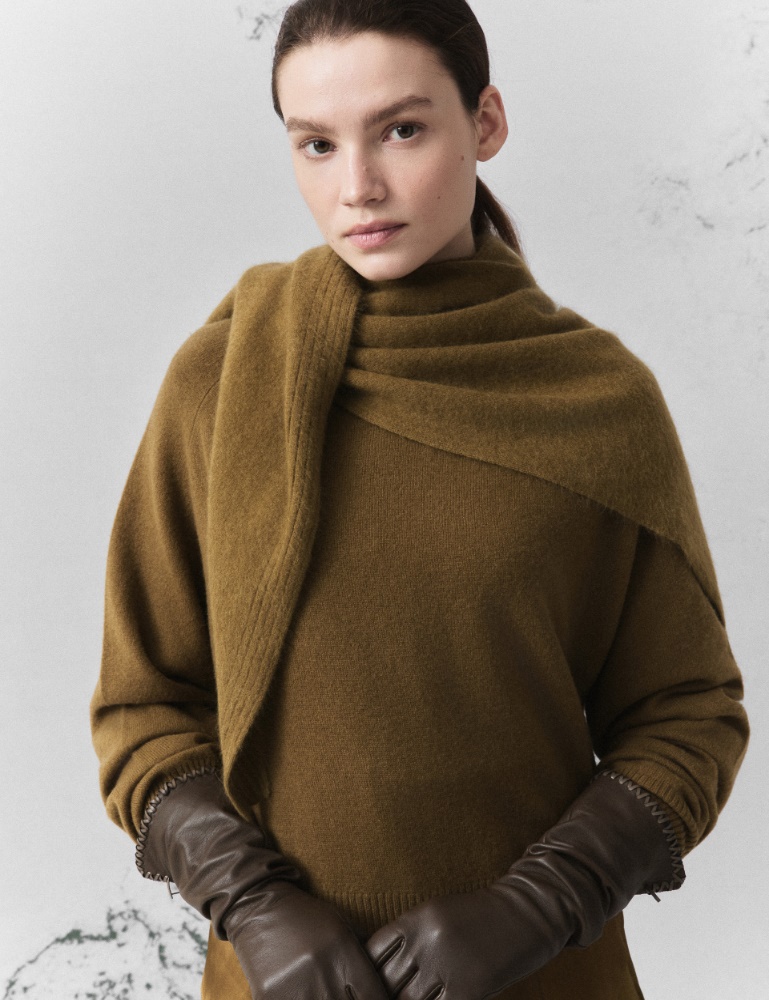 Triangular cashmere-blend scarf - Marella