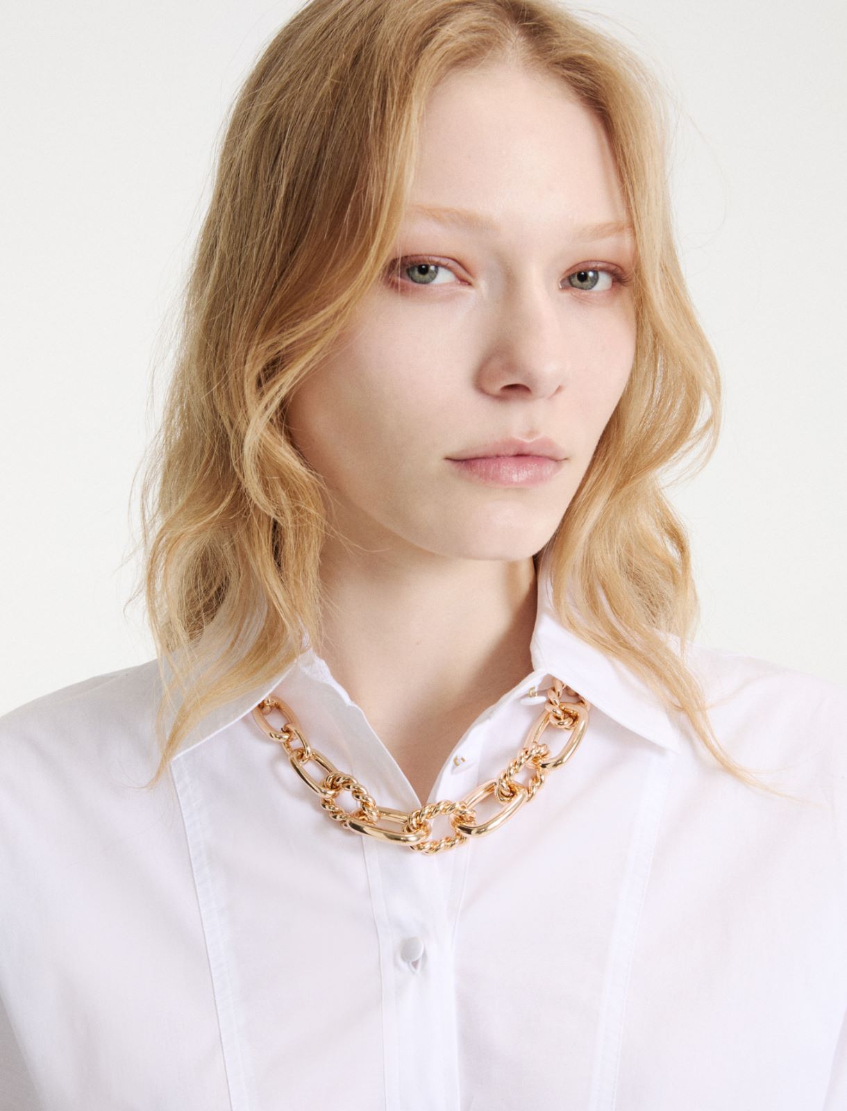 Bold chain choker - GOLD - Marella - 3