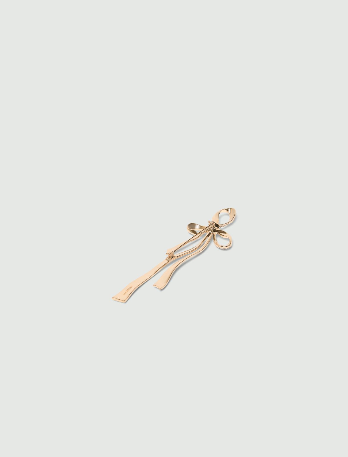 Crystal-embellished bow brooch - GOLD - Marella - 2