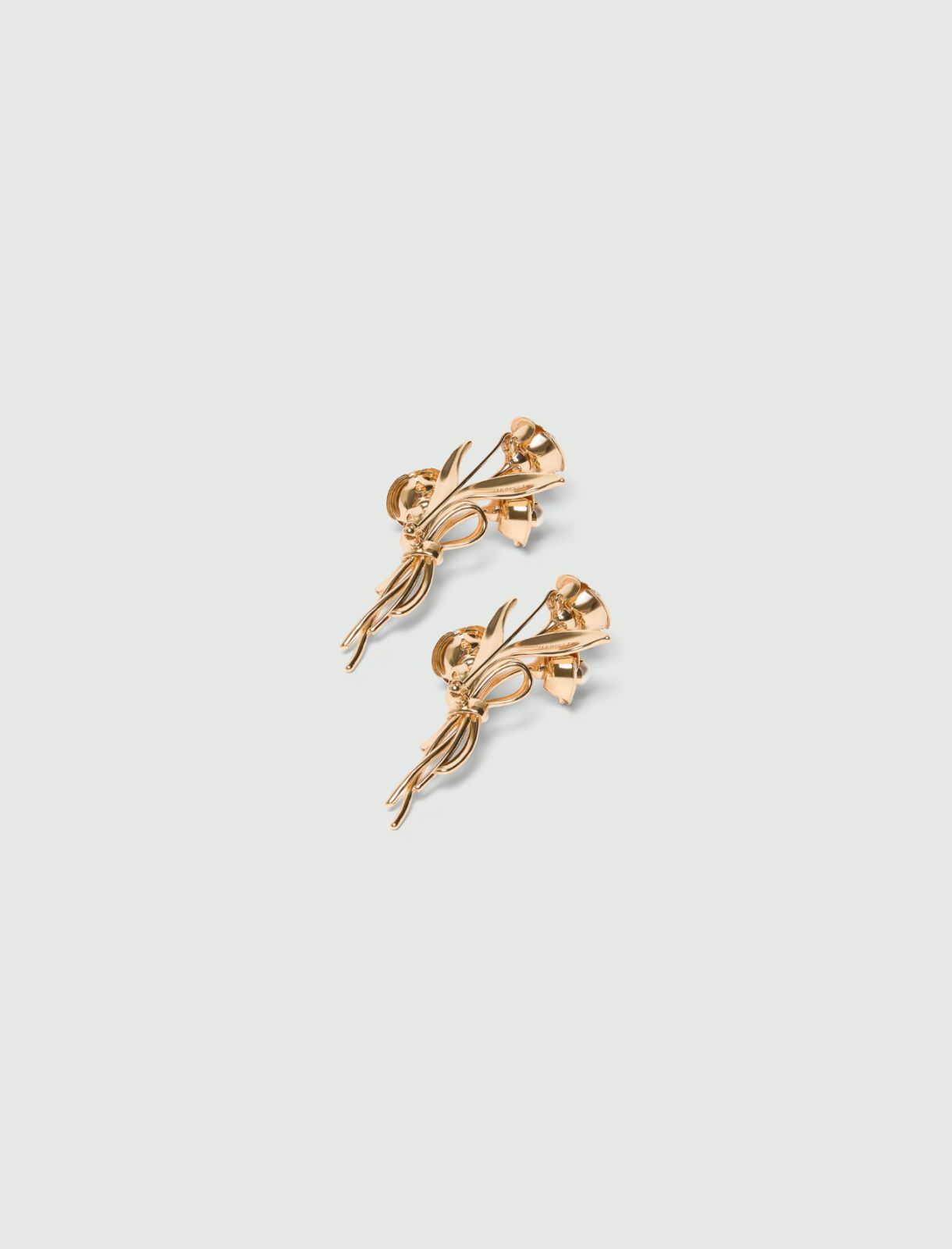 Bouquet brooch with pearls - GOLD - Marella - 2