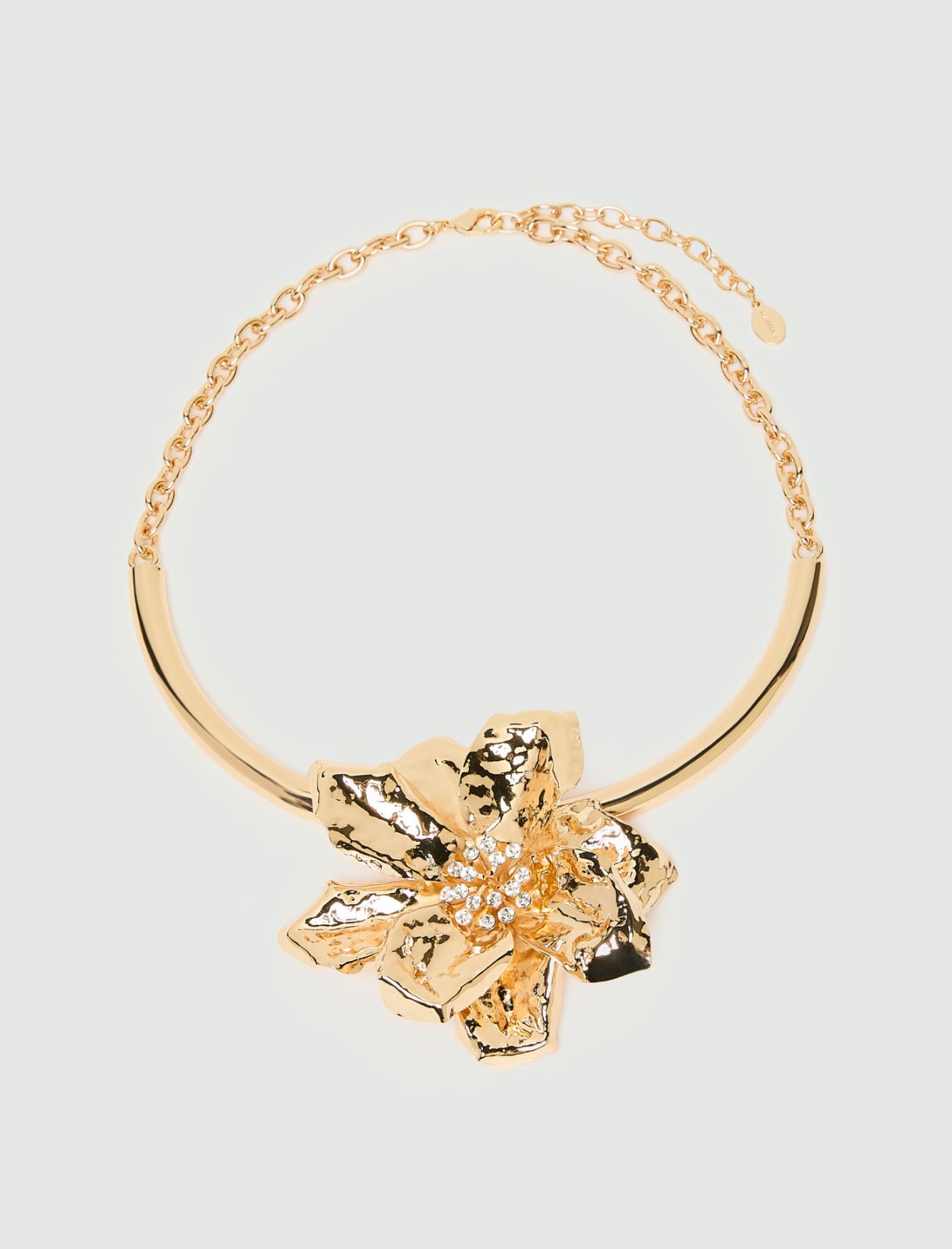 Collier ras-du-cou à fleur - OR - Marella