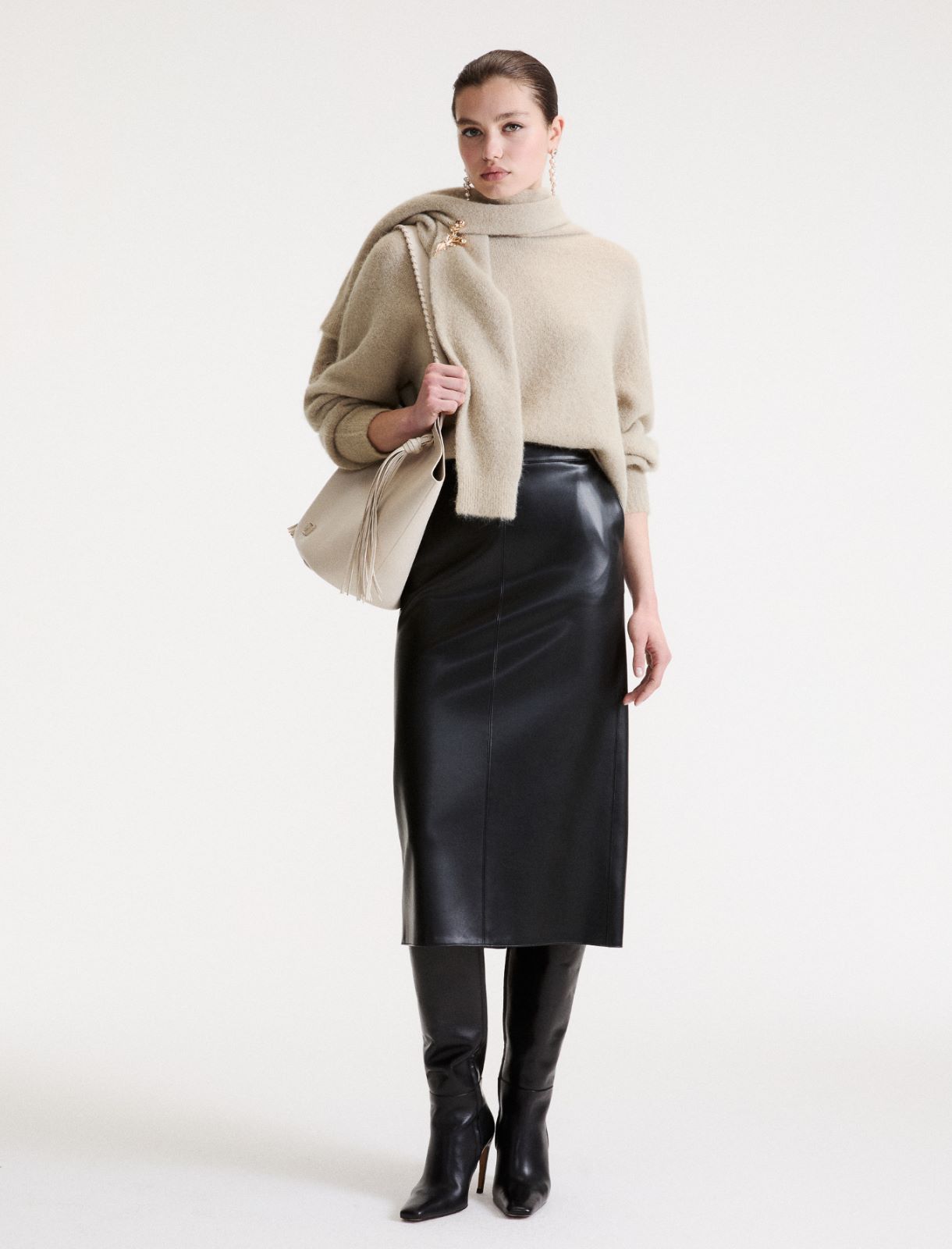 Gonna longuette - NERO - Marella - 2