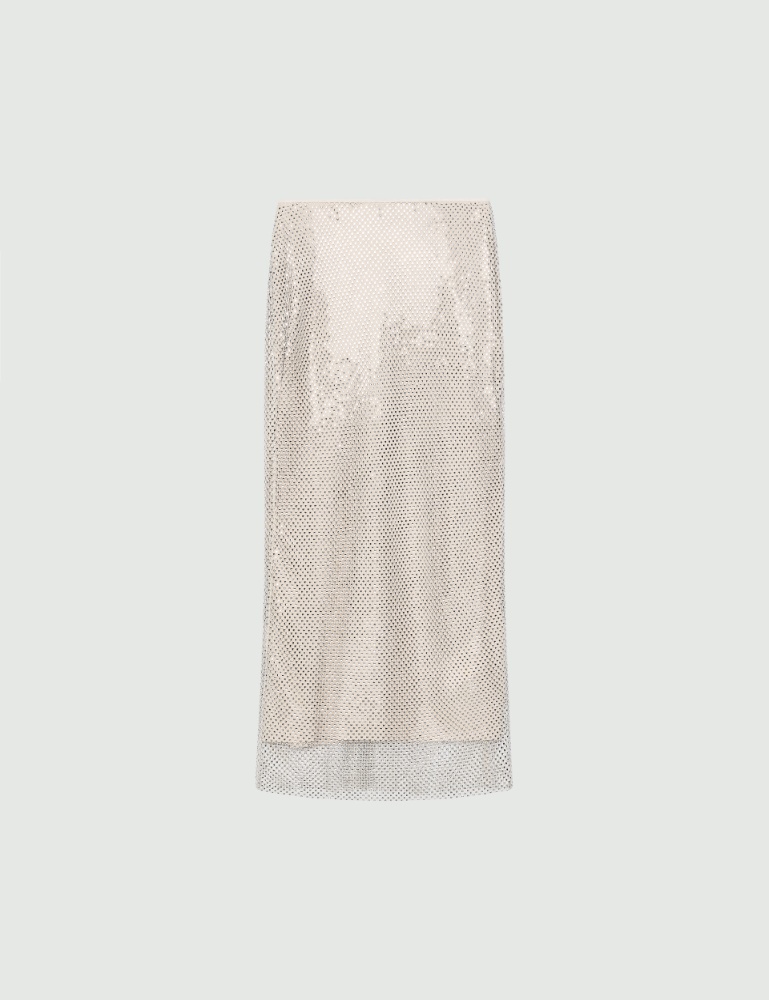 Gonna in rete con strass - Marella