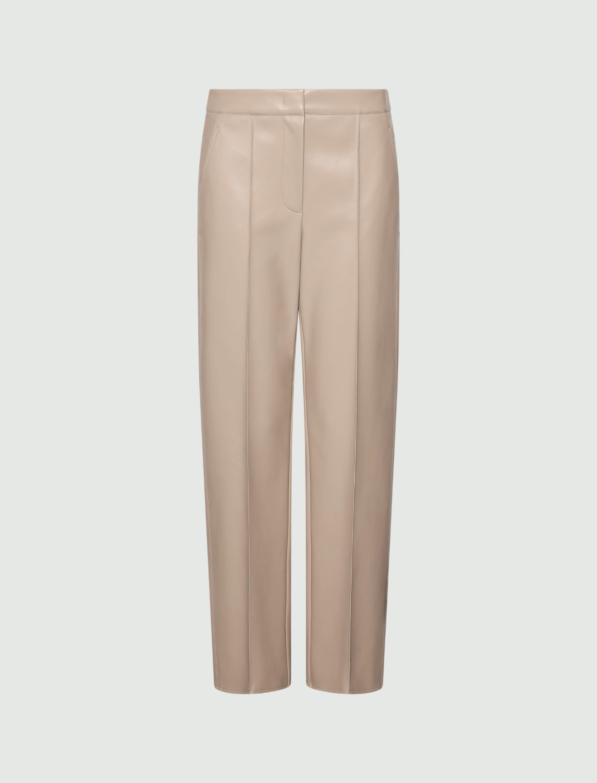 Hose aus beschichtetem Jersey - TAUBENGRAU - Marella