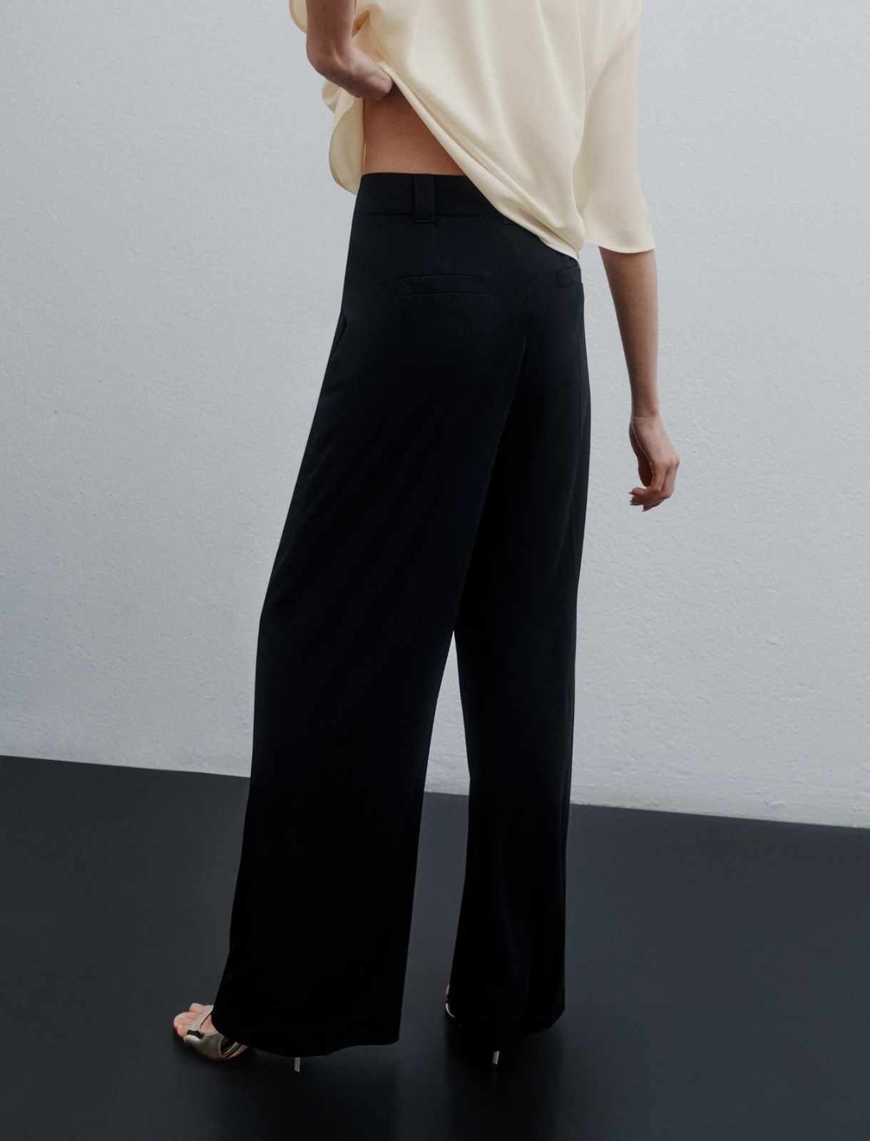 Pantalone in jersey - NERO - Marella - 3