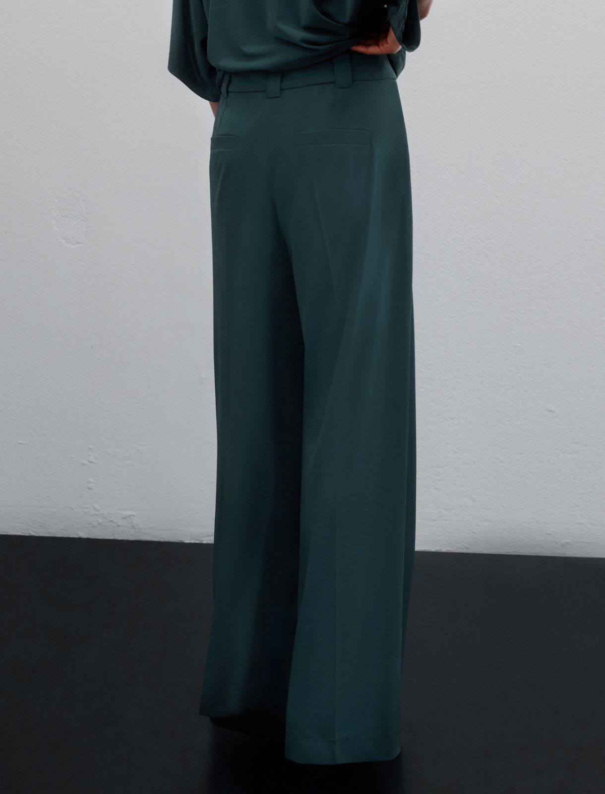 Jersey trousers - PEACOCK BLUE - Marella - 3