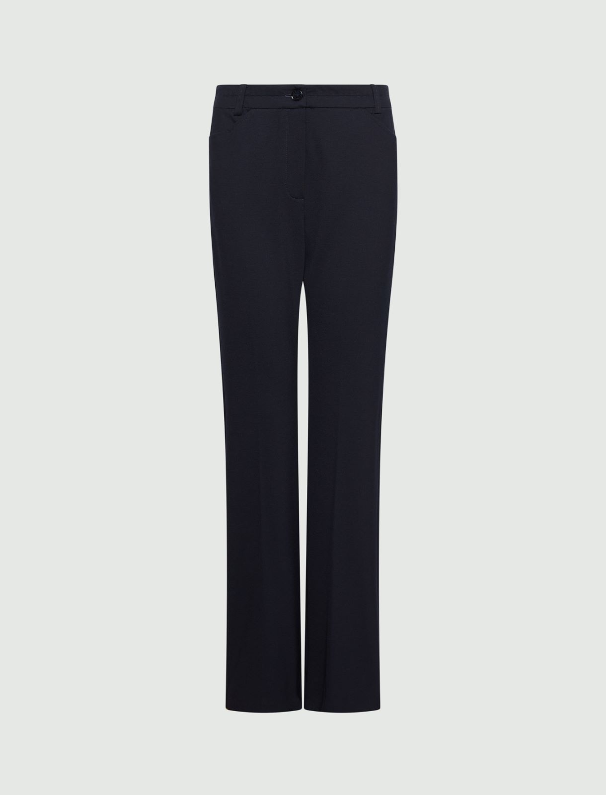 Bootcut-Hose aus Stretch-Jersey - BLAU - Marella