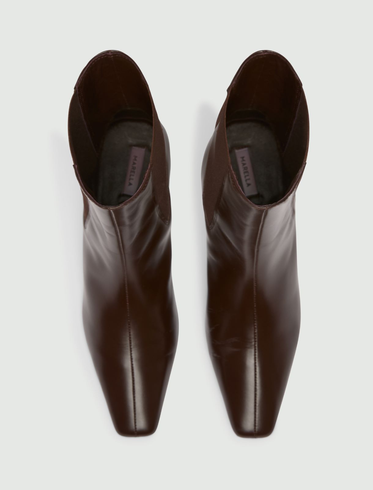 Leather Chelsea boots - DARK BOWN - Marella - 7