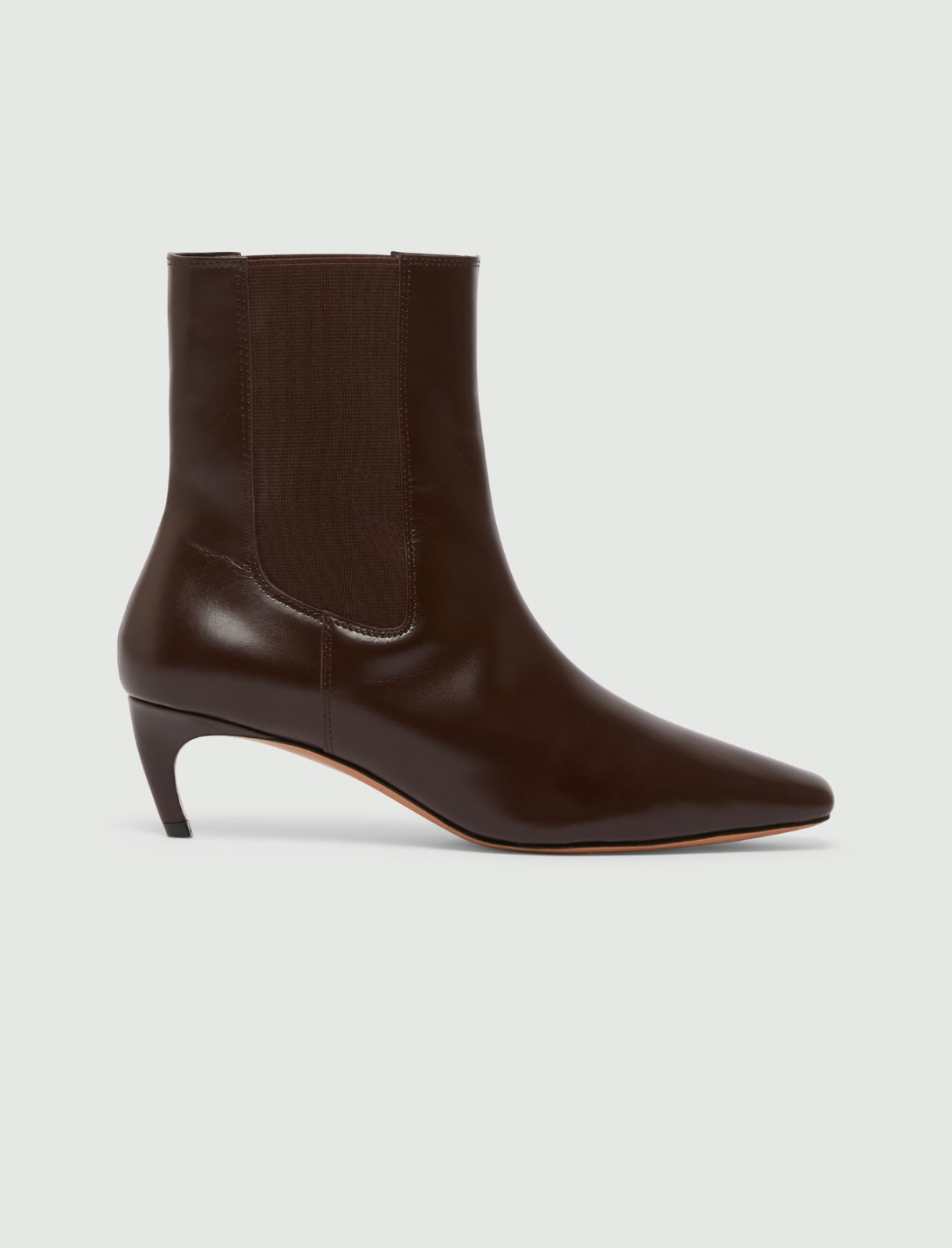 Leather Chelsea boots - DARK BOWN - Marella