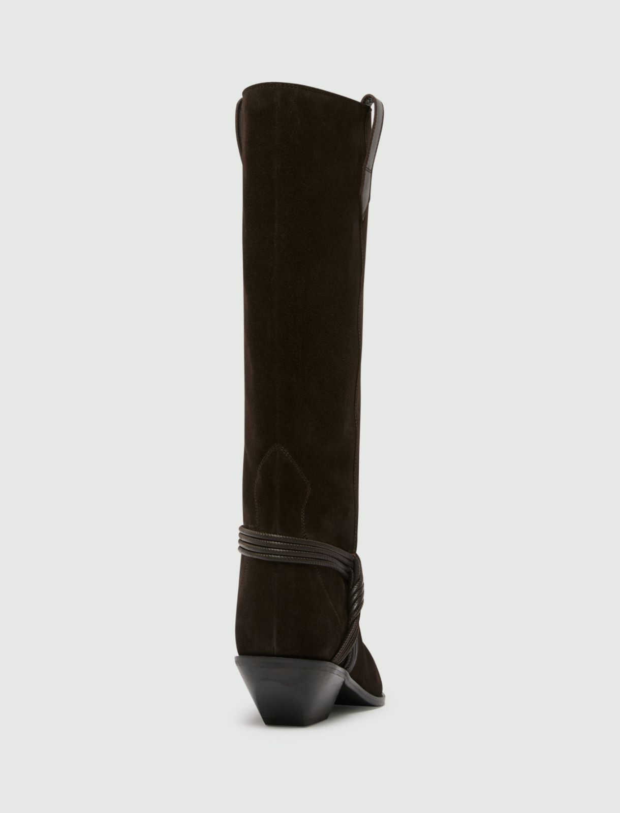 Suede camperos boots - DARK BROWN - Marella - 3