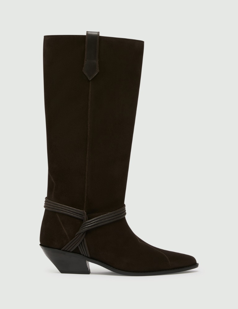 Suede camperos boots - Marella