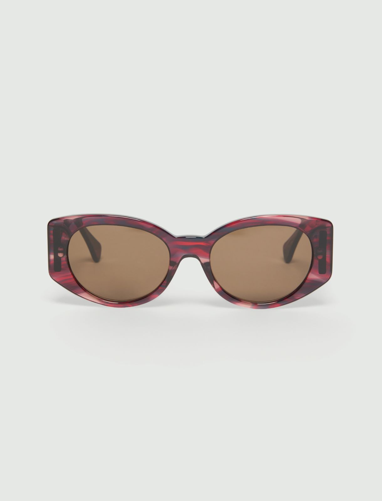 Wraparound sunglasses - DEEP ROSE - Marella