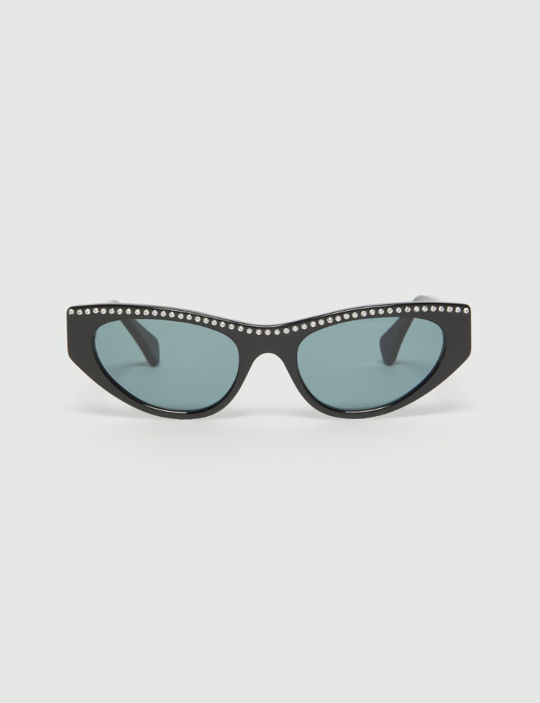 Crystal-embellished cat-eye sunglasses - Marella