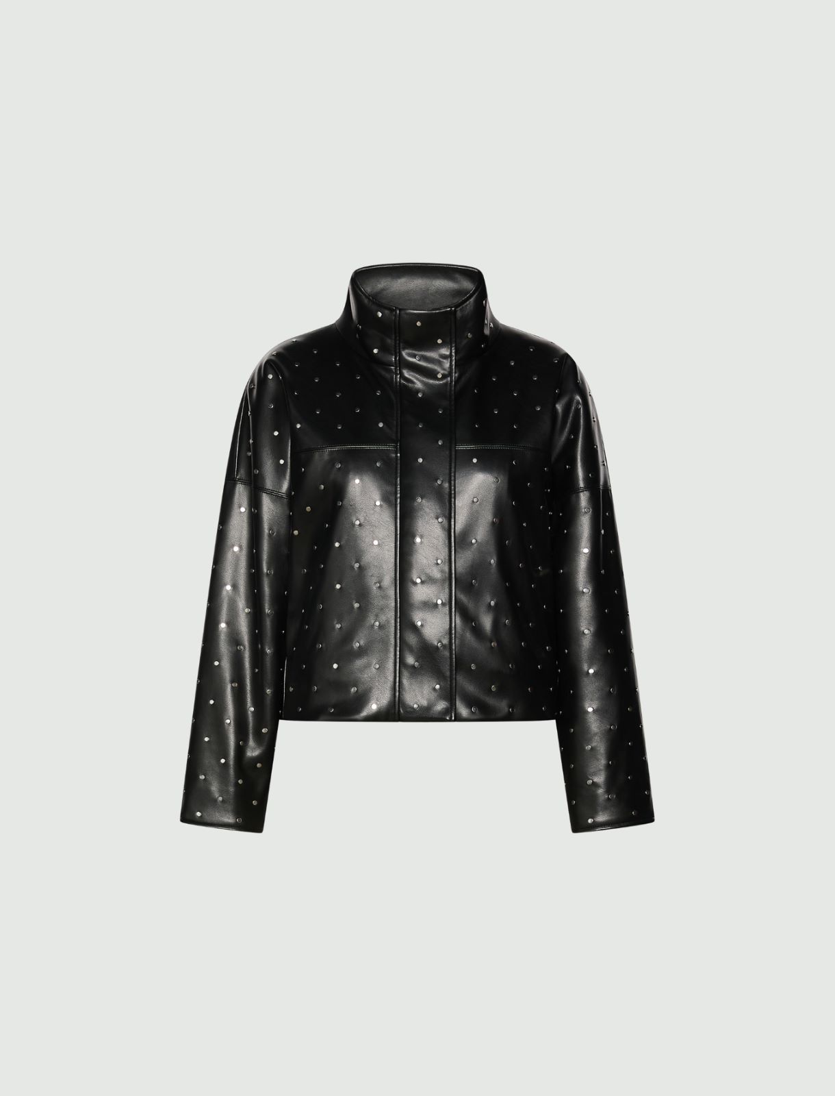 Studded coat - BLACK - Marella