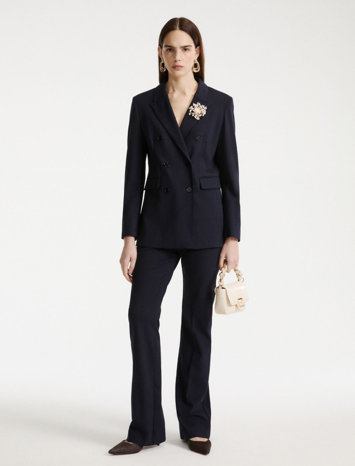 Shaped stretch-jersey blazer - NAVY - Marella - 2