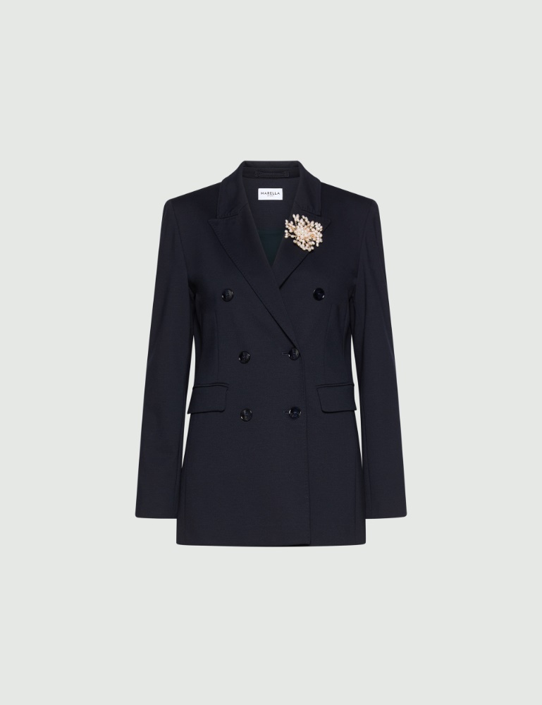 Shaped stretch-jersey blazer - Marella