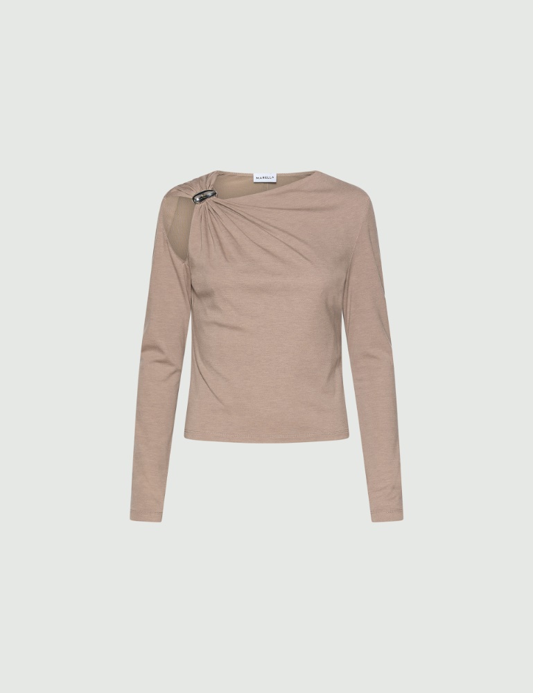 T-Shirt mit Metallornament - Marella