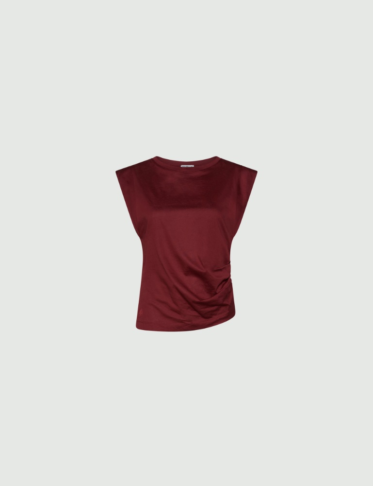 Top asimmetrico in jersey di cotone - Marella