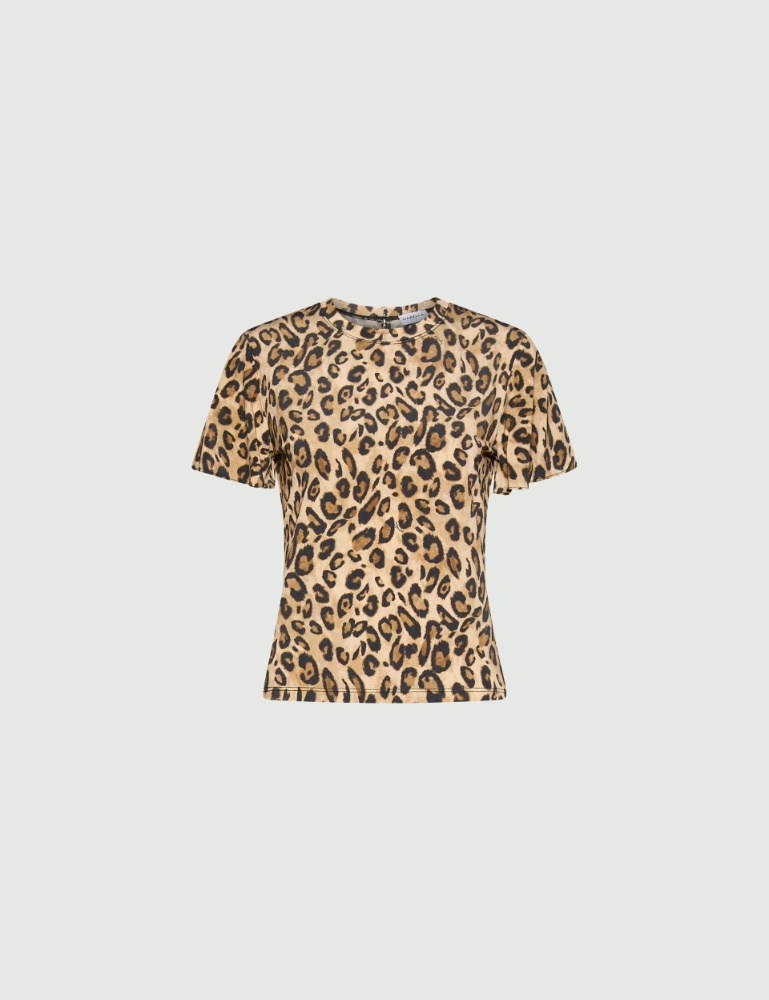 Slim-fit viscose jersey T-shirt - Marella