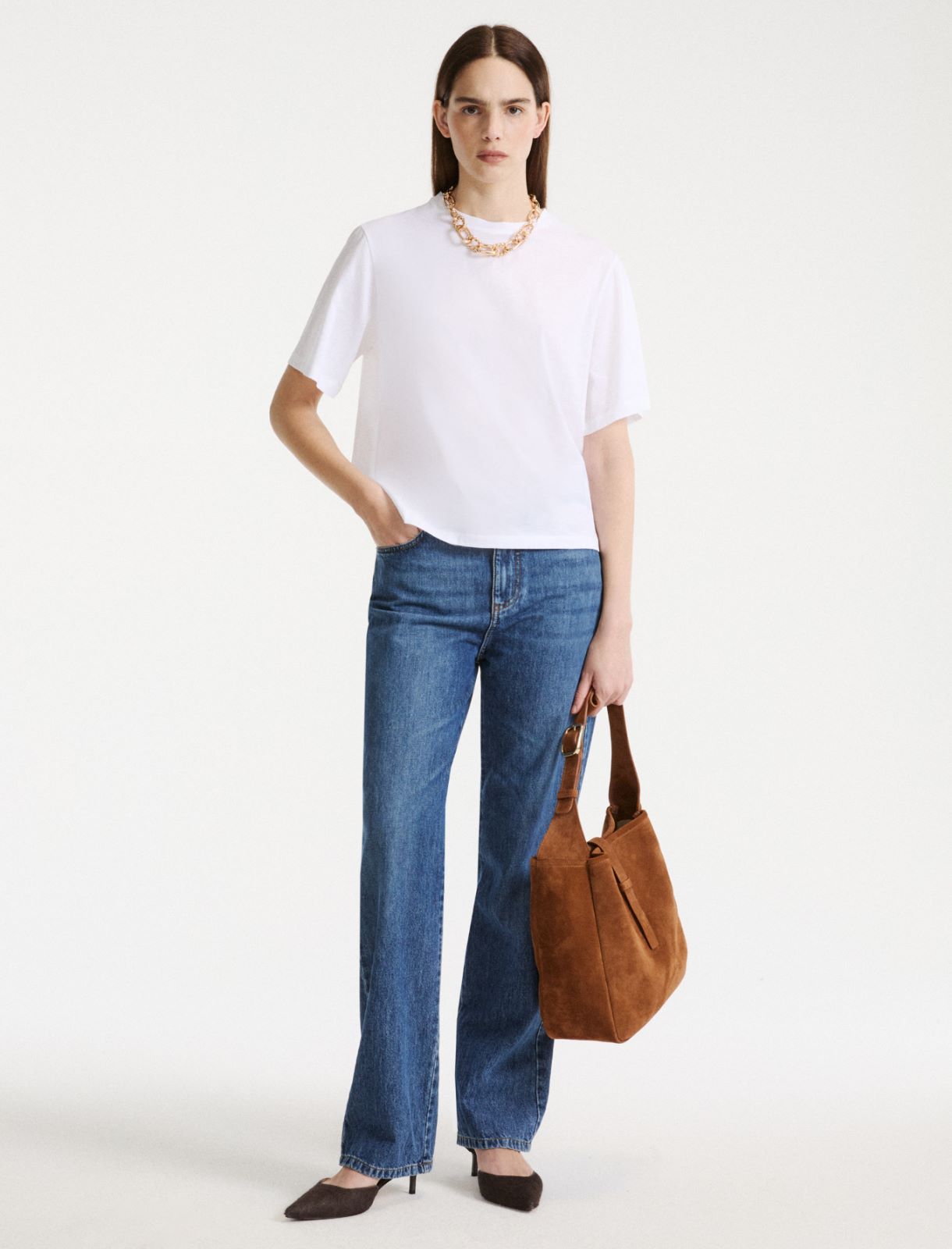 T-shirt boxy - BLANC NEUTRE - Marella - 2