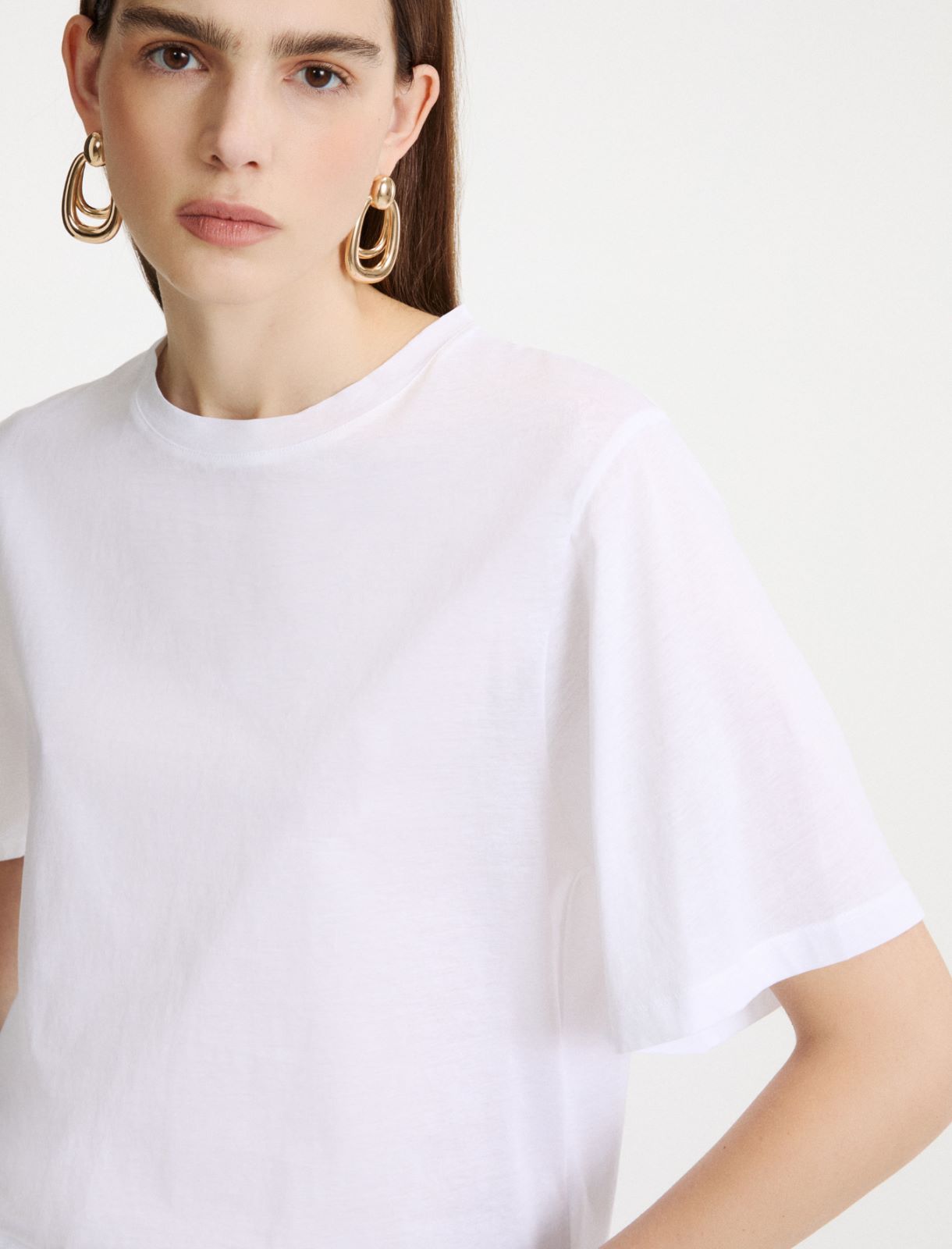 T-shirt boxy - BLANC NEUTRE - Marella - 5